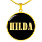 Hilda v02 - 18k Gold Finished Luxury Necklace