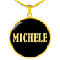 Michele v02 - 18k Gold Finished Luxury Necklace