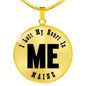 Heart In Maine v01 - 18k Gold Finished Luxury Necklace
