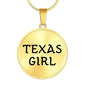 Texas Girl - 18k Gold Finished Luxury Necklace