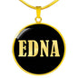 Edna v02 - 18k Gold Finished Luxury Necklace