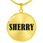 Sherry v01 - 18k Gold Finished Luxury Necklace