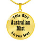 Australian Mist - 18k Gold Finished Luxury Necklace