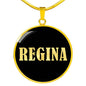 Regina v02 - 18k Gold Finished Luxury Necklace