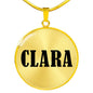 Clara v01 - 18k Gold Finished Luxury Necklace