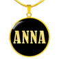 Anna v02 - 18k Gold Finished Luxury Necklace