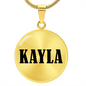 Kayla v01 - 18k Gold Finished Luxury Necklace