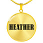 Heather v01 - 18k Gold Finished Luxury Necklace