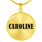 Caroline v01 - 18k Gold Finished Luxury Necklace