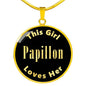 Papillon v2 - 18k Gold Finished Luxury Necklace