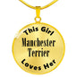 Manchester Terrier - 18k Gold Finished Luxury Necklace