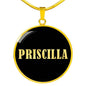 Priscilla v02 - 18k Gold Finished Luxury Necklace