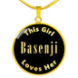 Basenji v2 - 18k Gold Finished Luxury Necklace