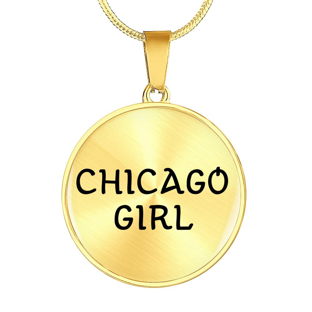 Chicago Girl - 18k Gold Finished Luxury Necklace