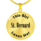 St. Bernard - 18k Gold Finished Luxury Necklace