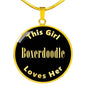 Boxerdoodle v2 - 18k Gold Finished Luxury Necklace