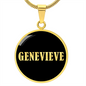 Genevieve v02 - 18k Gold Finished Luxury Necklace