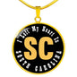 Heart In South Carolina - 18k Gold Finished Luxury Necklace