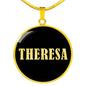 Theresa v02 - 18k Gold Finished Luxury Necklace