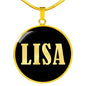 Lisa v02 - 18k Gold Finished Luxury Necklace