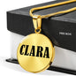 Clara v01 - 18k Gold Finished Luxury Necklace