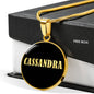 Cassandra v02 - 18k Gold Finished Luxury Necklace