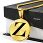 Initial Z v1a - 18k Gold Finished Luxury Necklace