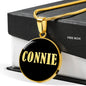 Connie v02 - 18k Gold Finished Luxury Necklace