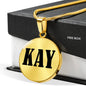Kay v01 - 18k Gold Finished Luxury Necklace