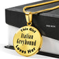Italian Greyhound - 18k Gold Finished Luxury Necklace