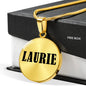 Laurie v01 - 18k Gold Finished Luxury Necklace