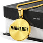 Margaret v01 - 18k Gold Finished Luxury Necklace