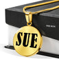 Sue v01 - 18k Gold Finished Luxury Necklace