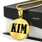 Kim v01 - 18k Gold Finished Luxury Necklace