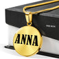 Anna v01 - 18k Gold Finished Luxury Necklace