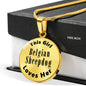 Belgian Sheepdog - 18k Gold Finished Luxury Necklace