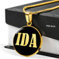 Ida v02 - 18k Gold Finished Luxury Necklace