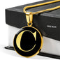 Initial C v2a - 18k Gold Finished Luxury Necklace