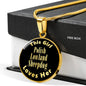 Polish Lowland Sheepdog v2 - 18k Gold Finished Luxury Necklace