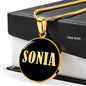 Sonia v02 - 18k Gold Finished Luxury Necklace
