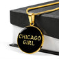 Chicago Girl v2 - 18k Gold Finished Luxury Necklace
