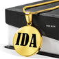 Ida v01 - 18k Gold Finished Luxury Necklace