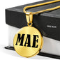 Mae v01 - 18k Gold Finished Luxury Necklace