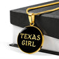 Texas Girl v2 - 18k Gold Finished Luxury Necklace