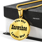 Snowshoe - 18k Gold Finished Luxury Necklace