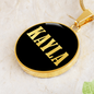 Kayla v02 - 18k Gold Finished Luxury Necklace