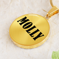 Molly v01 - 18k Gold Finished Luxury Necklace