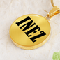 Inez v01 - 18k Gold Finished Luxury Necklace