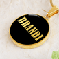 Brandi v02 - 18k Gold Finished Luxury Necklace