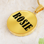 Rosie v01 - 18k Gold Finished Luxury Necklace